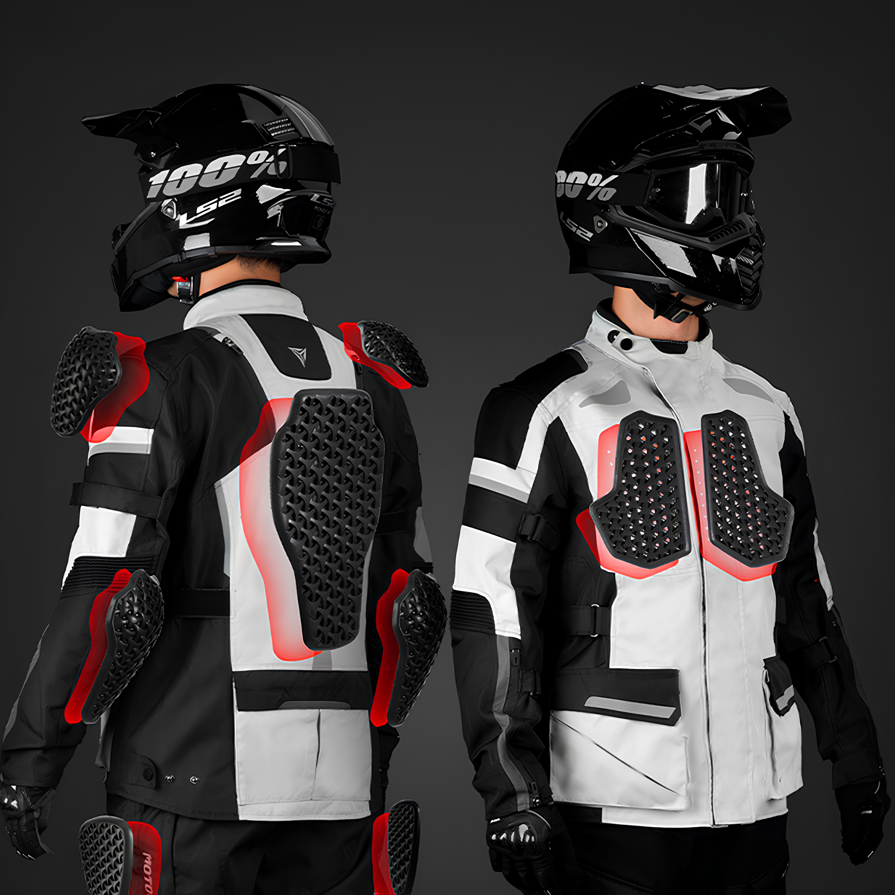 Jaqueta 3 em 1 RiderFlex AllWeather Pro - Motociclista, Impermeável, Térmica e com Proteção