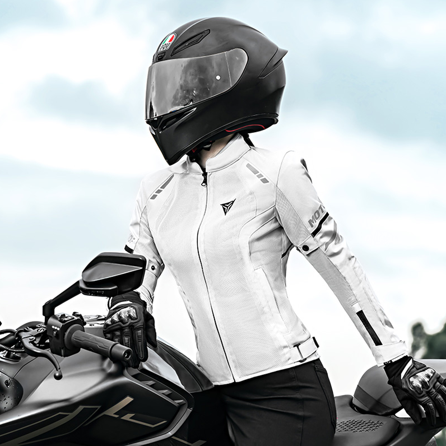 Jaqueta MotoWolf EasyFit Feminina com Proteção Leve