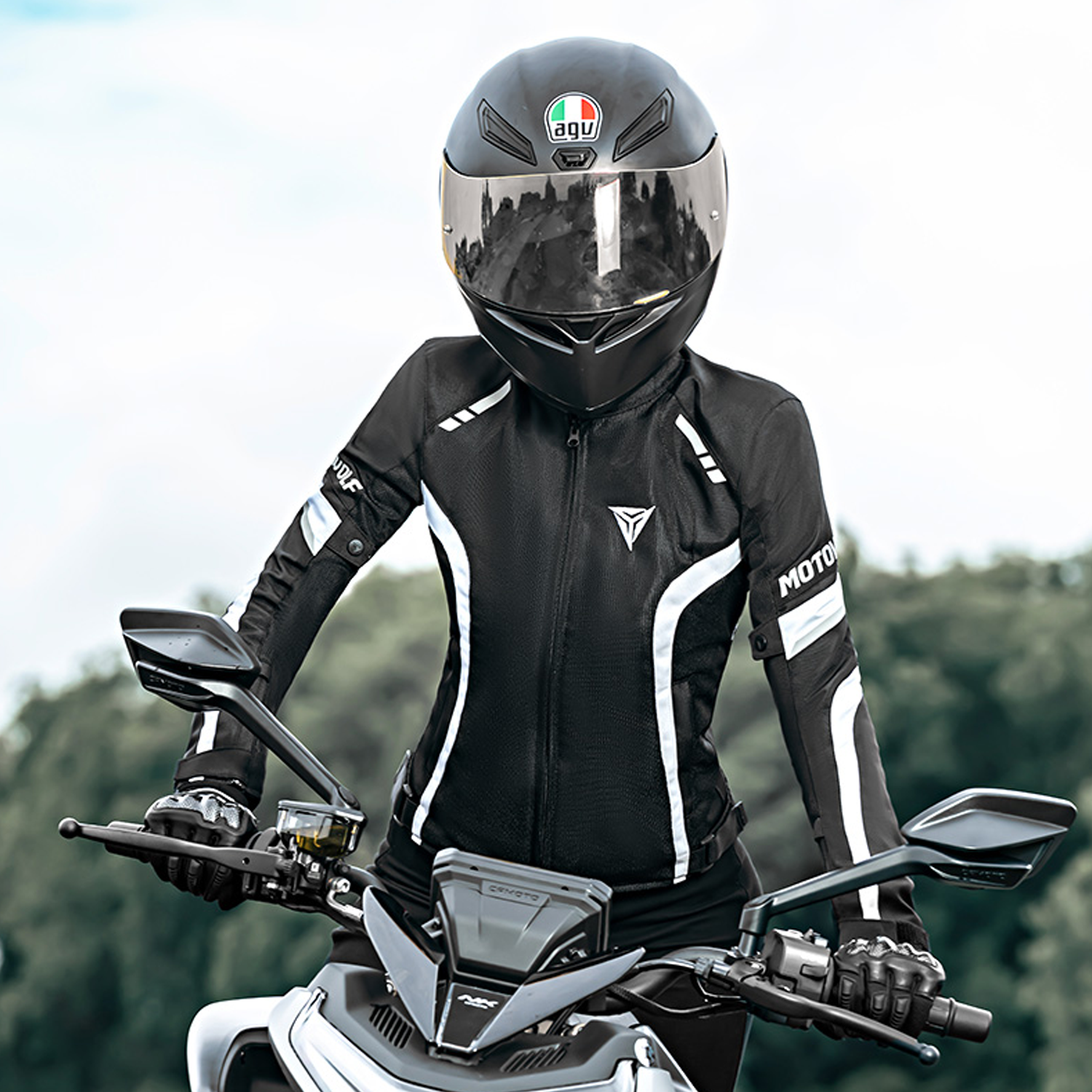 Jaqueta MotoWolf EasyFit Feminina com Proteção Leve