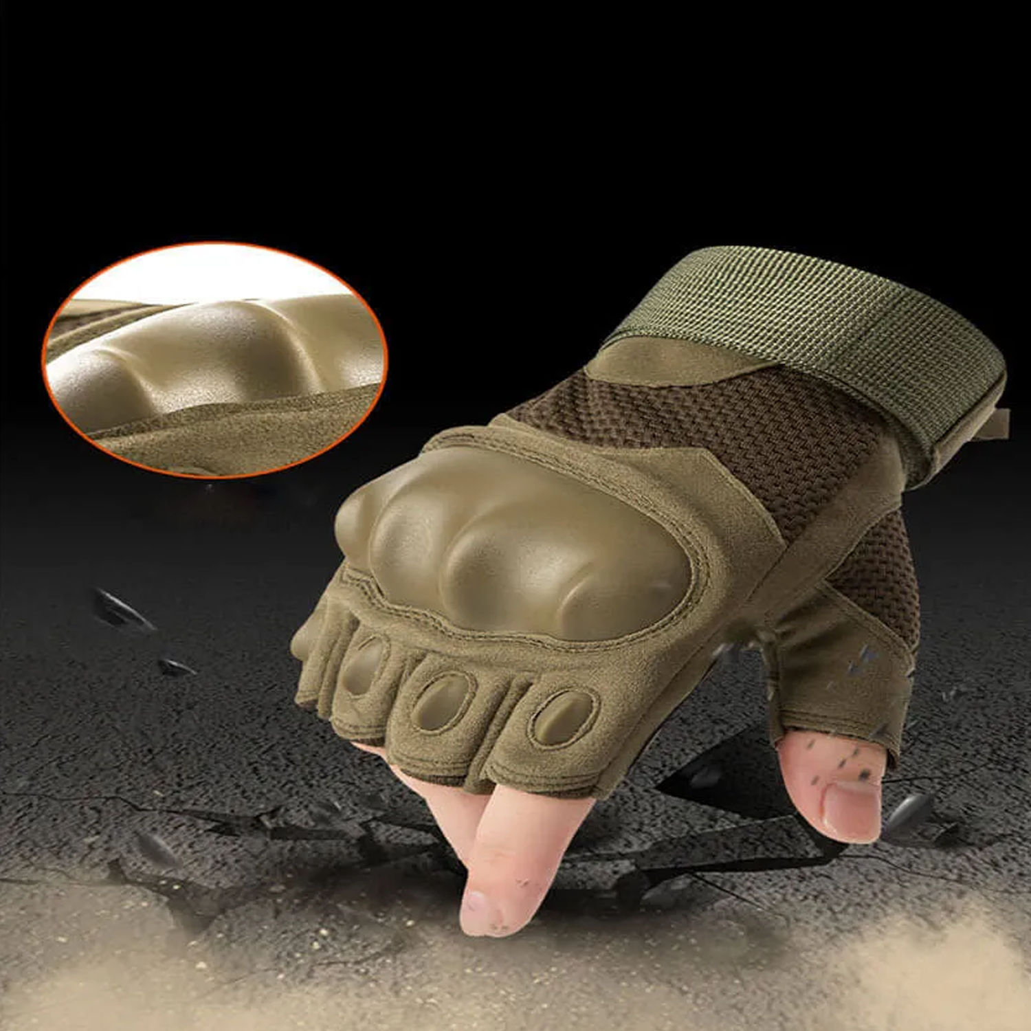 Luva Tática Dynamic com Proteção e Ventilação