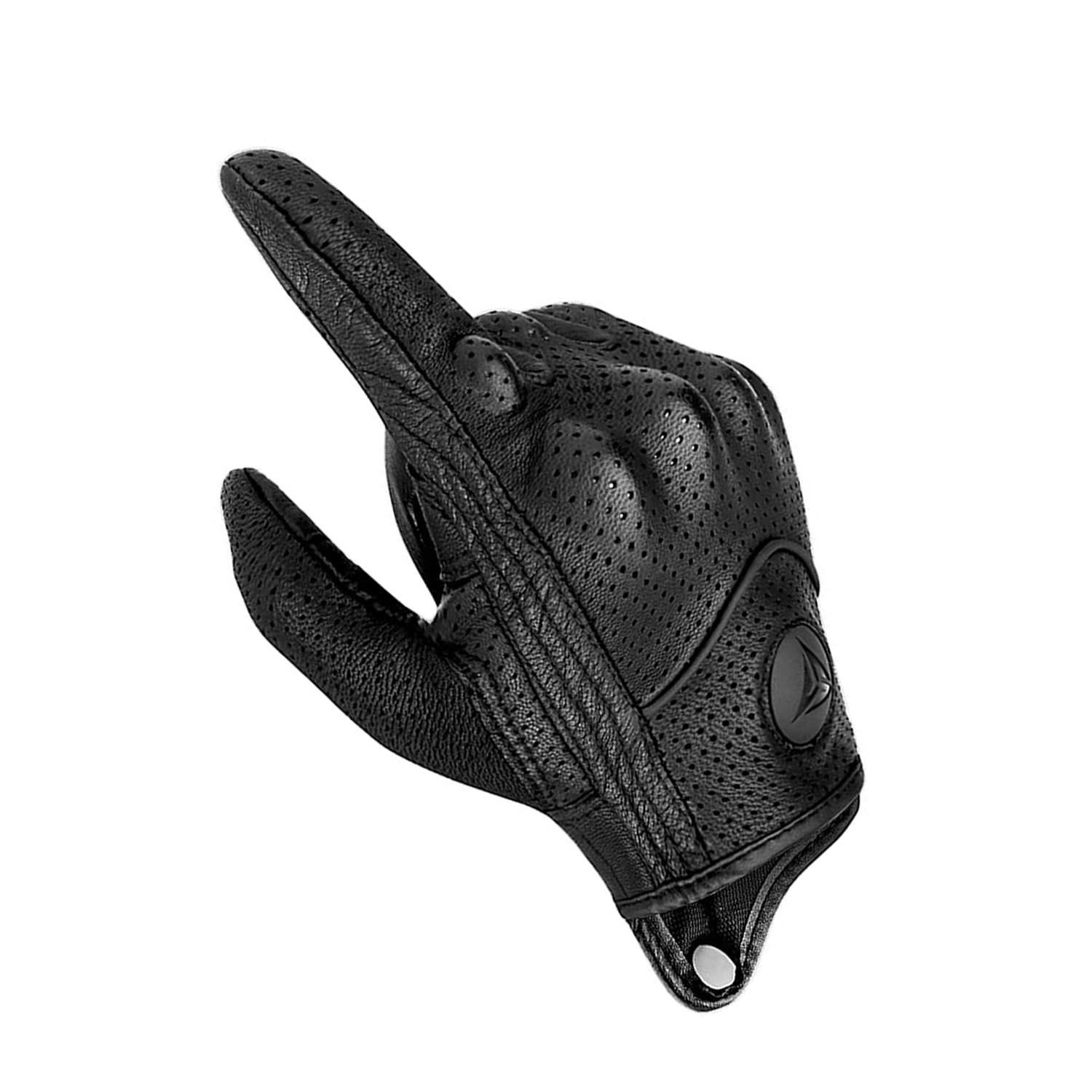 Luva de Couro Velocity 360 Pro Rider