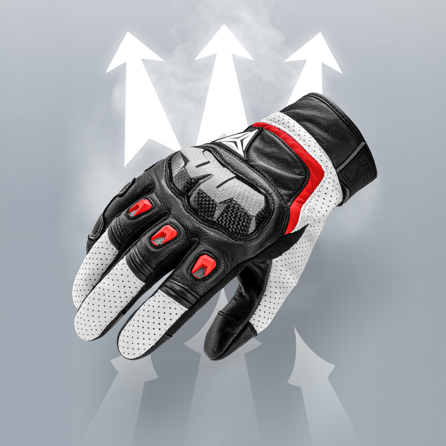 Luva Motociclismo Prorider Touch em Couro