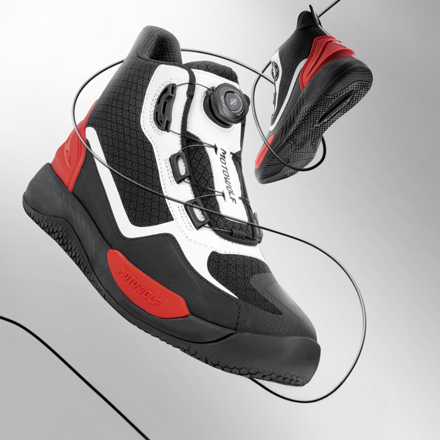Bota Motowolf TrailFlex Semi-Impermeável Conforto Extremo