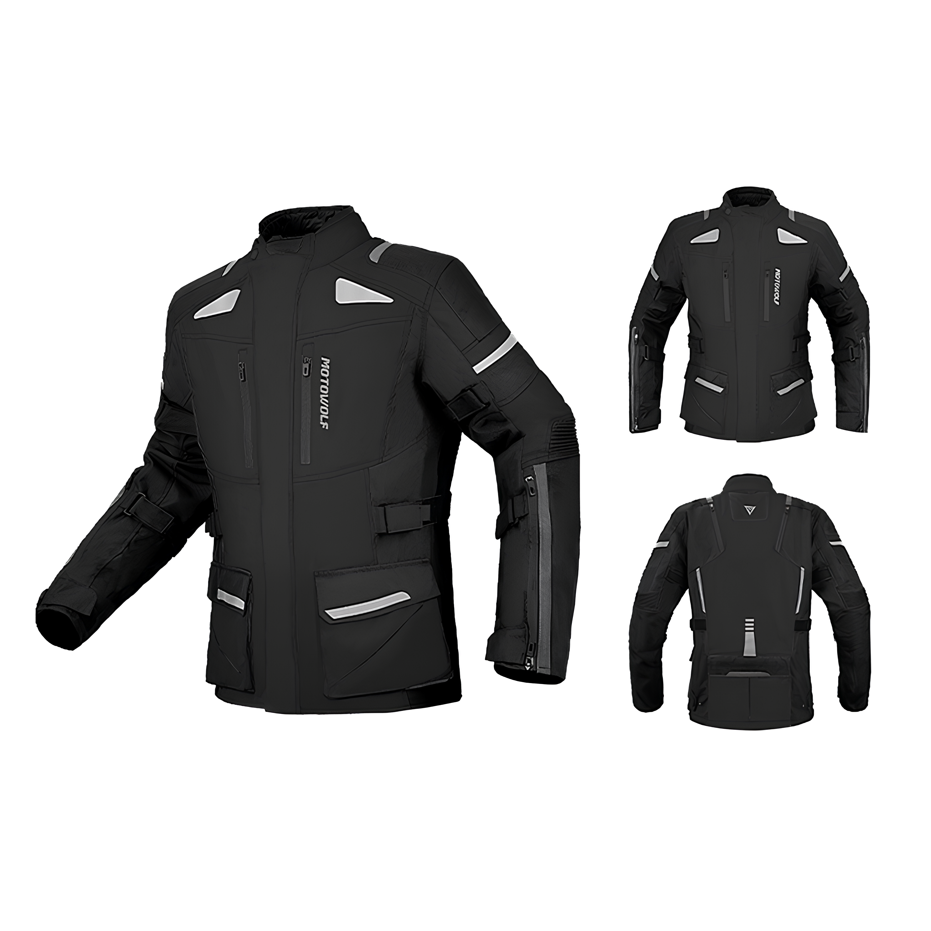 Jaqueta 3 em 1 RiderFlex AllWeather Pro - Motociclista, Impermeável, Térmica e com Proteção