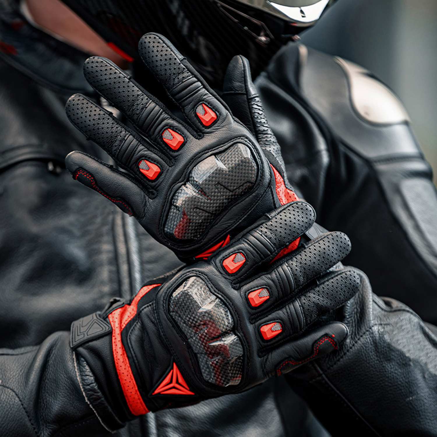 Luva Motociclismo Prorider Touch em Couro