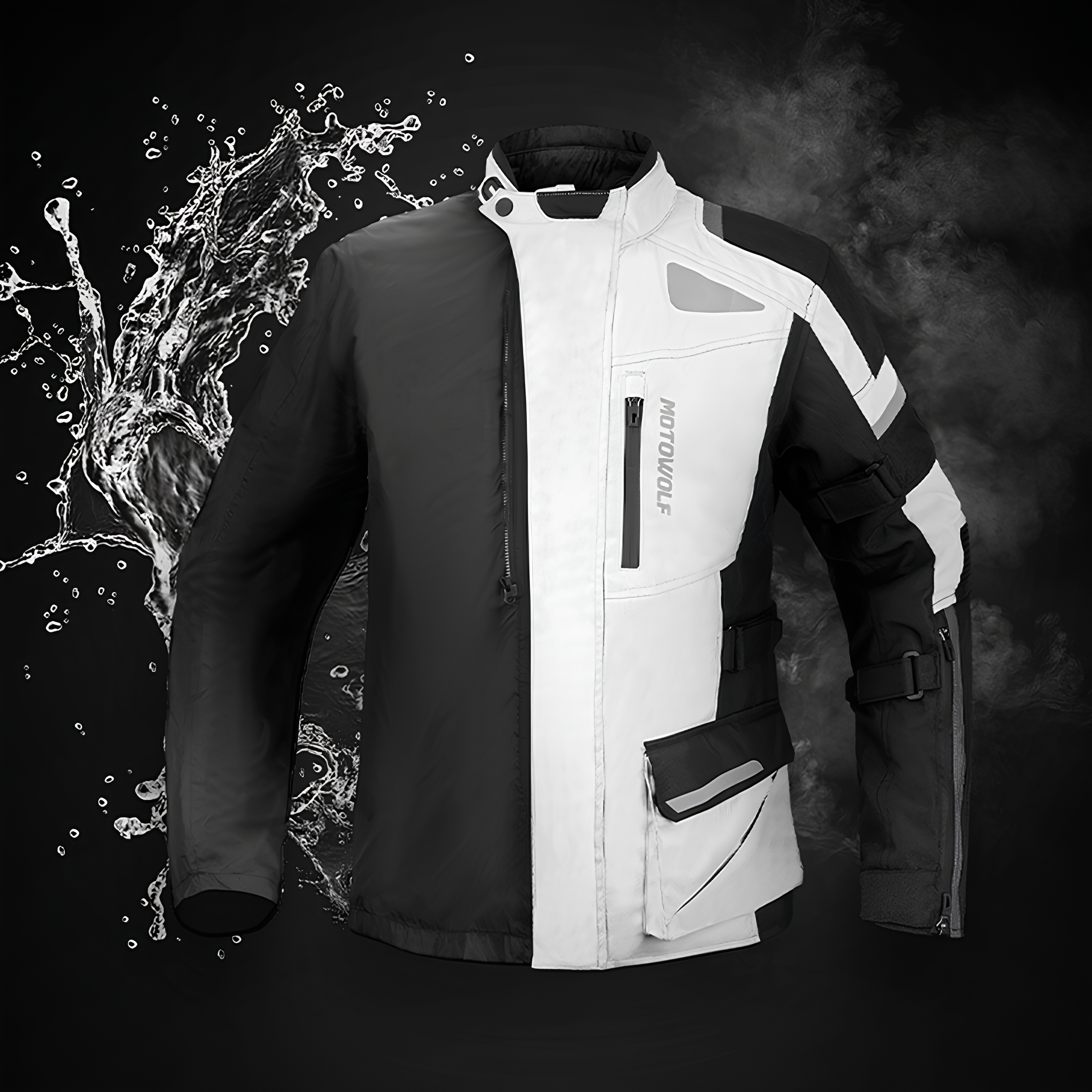Jaqueta 3 em 1 RiderFlex AllWeather Pro - Motociclista, Impermeável, Térmica e com Proteção