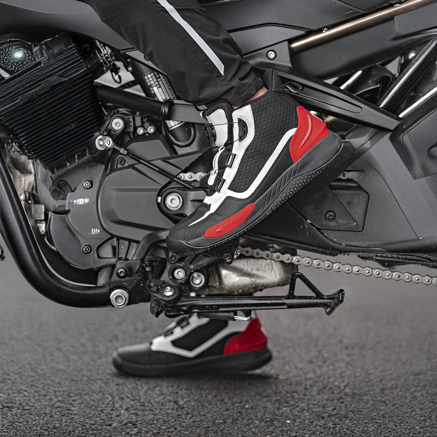 Bota Motowolf TrailFlex Semi-Impermeável Conforto Extremo