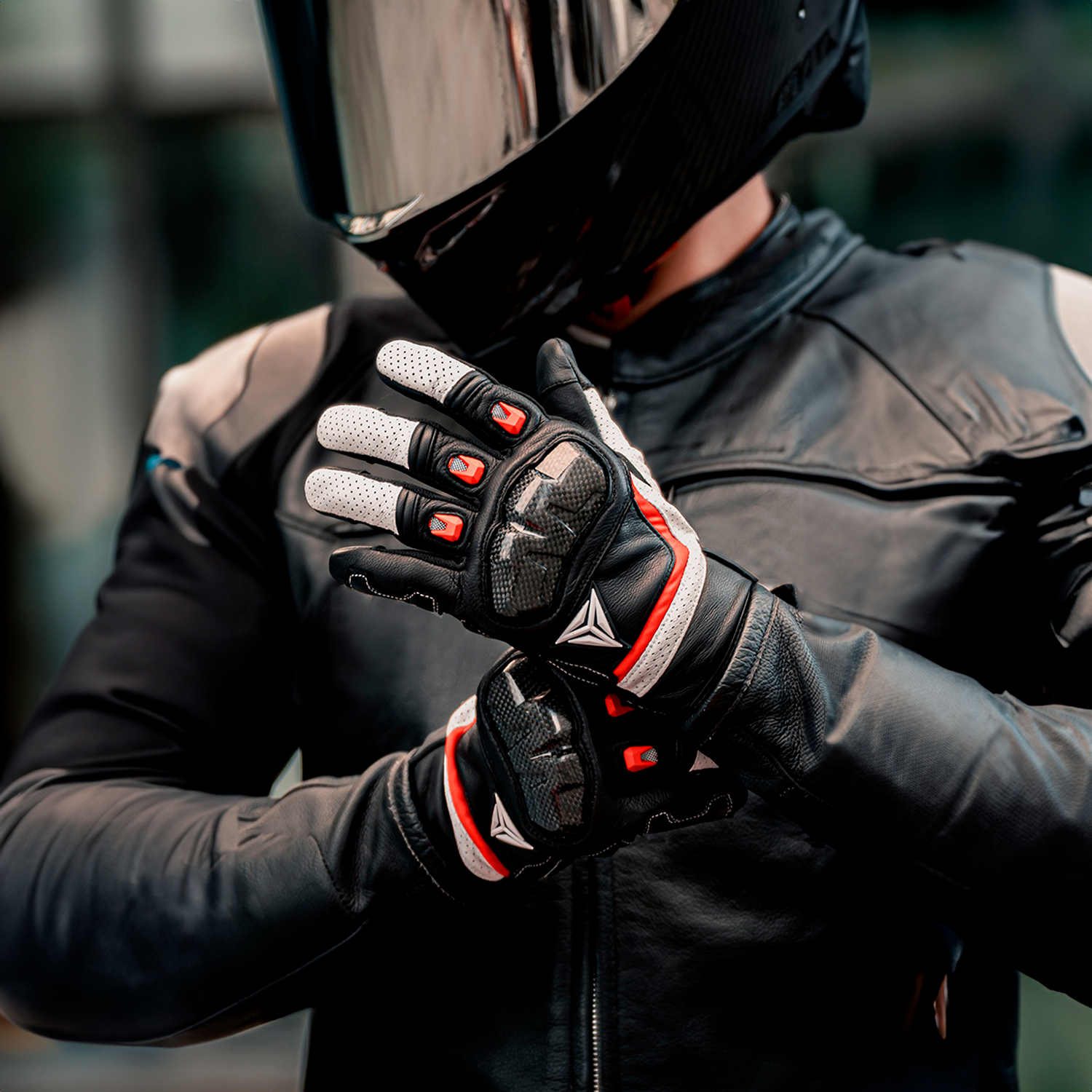 Luva Motociclismo Prorider Touch em Couro
